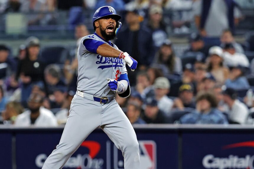 Teóscar eleva a Dodgers en Queens con doble clave y Dodgers se impusieron 7-5 a los Mets