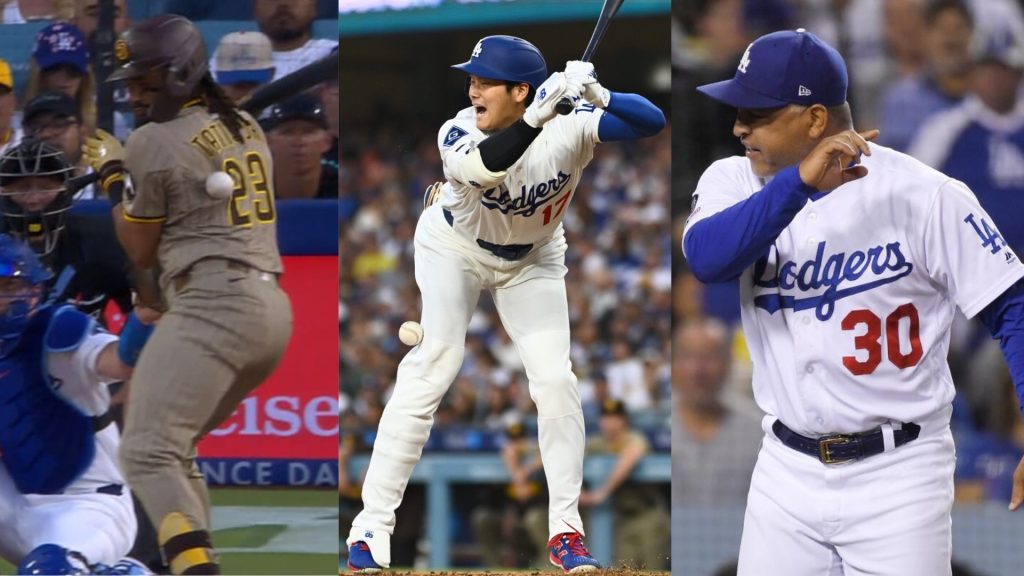 ¡Se armó en la MLB! pelotazos, reclamos y expulsión en victoria de Dodgers ante Padres