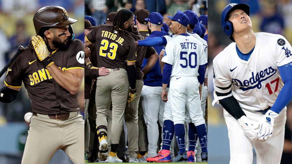 Ocho bolazos marcaron serie Padres-Dodgers donde Tatis y Ohtani se llevaron la peor parte