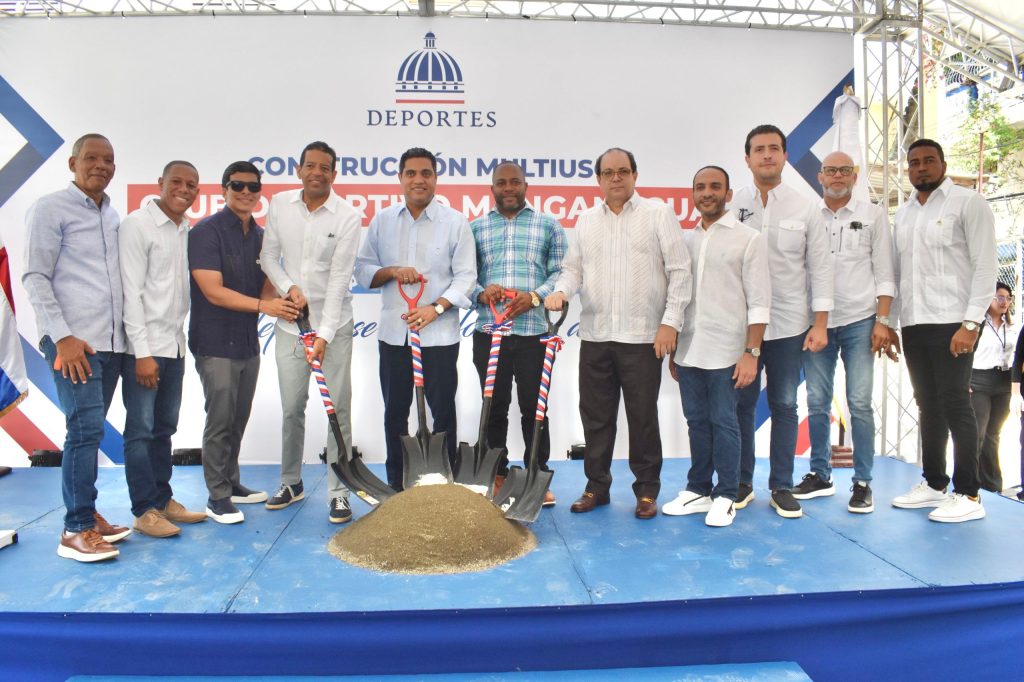 Inician construcción de multiusos deportivo en Manganagua a un costo de RD millones
