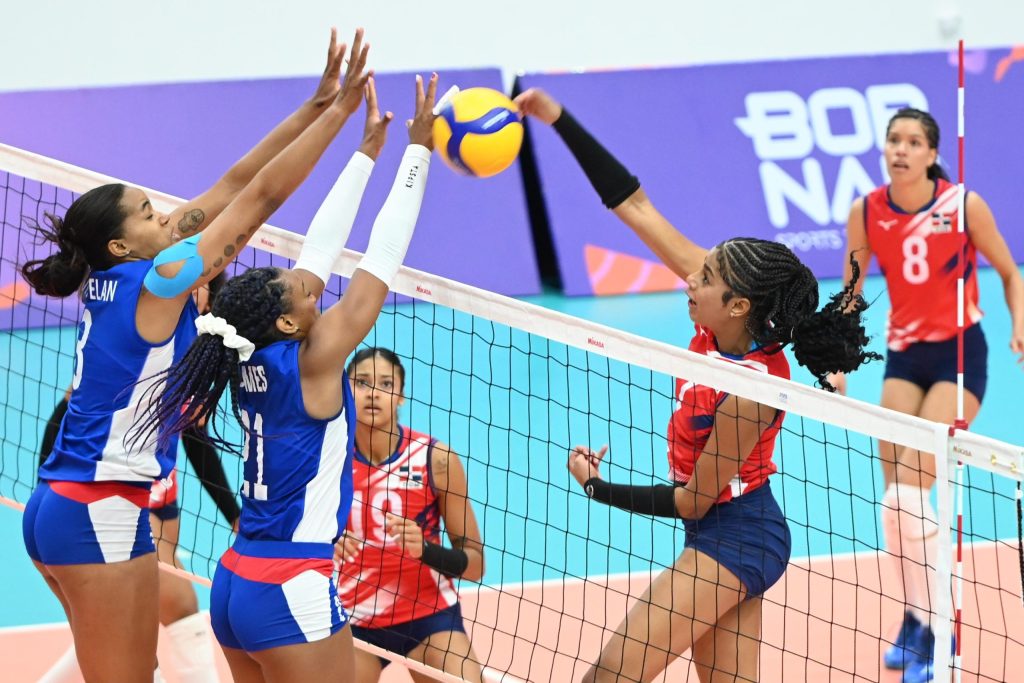 RD barre a Cuba en voleibol femenino de juegos Panamericanos Junior en Paraguay