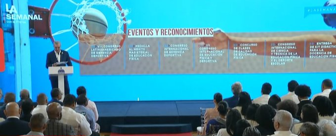 Presidente Abinader destaca impacto de programas del INEFI en el desarrollo deportivo nacional