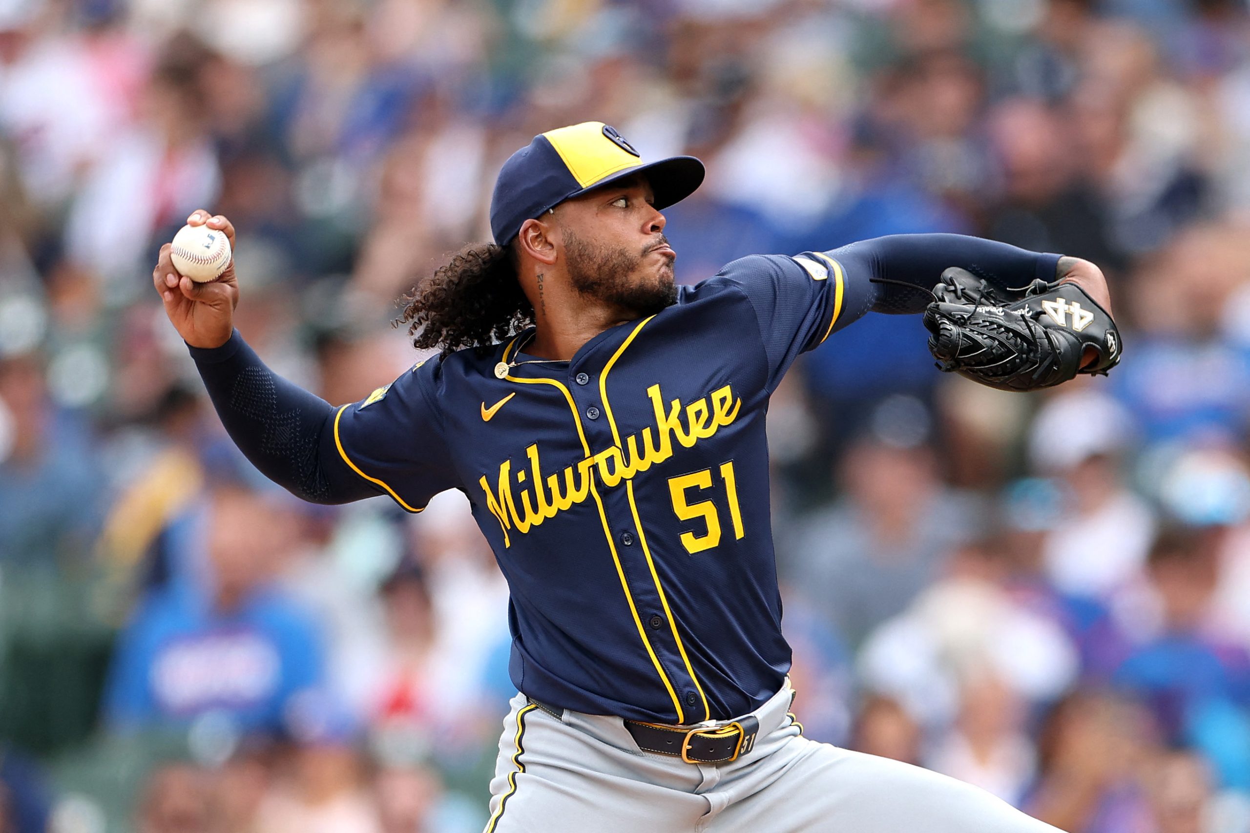 ¡Intratable! Freddy Peralta alcanza los 200 ponches y se consolida para la postemporada ¡Intratable! Freddy Peralta alcanza los 200 ponches y se consolida para la postemporada