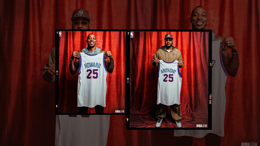 Carmelo Anthony y Dwight Howard ingresan al Salón de la Fama del básquet