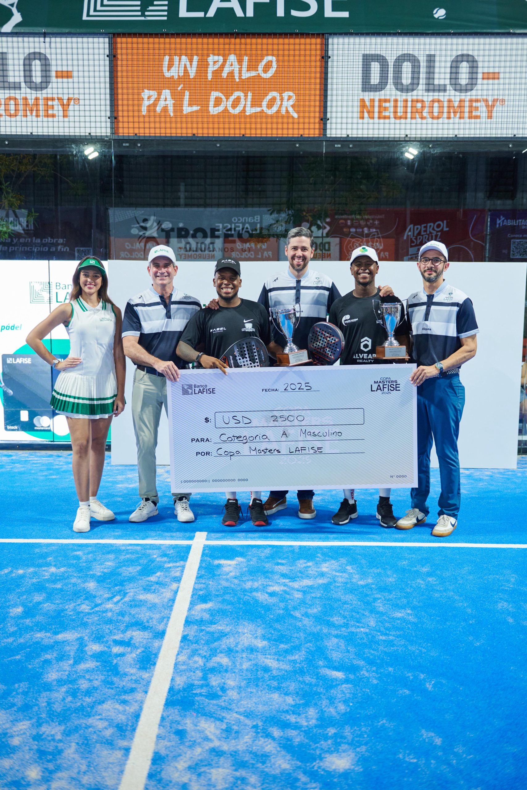 Reymundo Feliz y Winter Jones se coronan campeones de la Copa Master LaFise